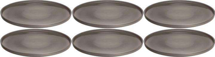 Leonardo Roma dinner plate 6 pieces,Taupe (6 x, 27 cm)