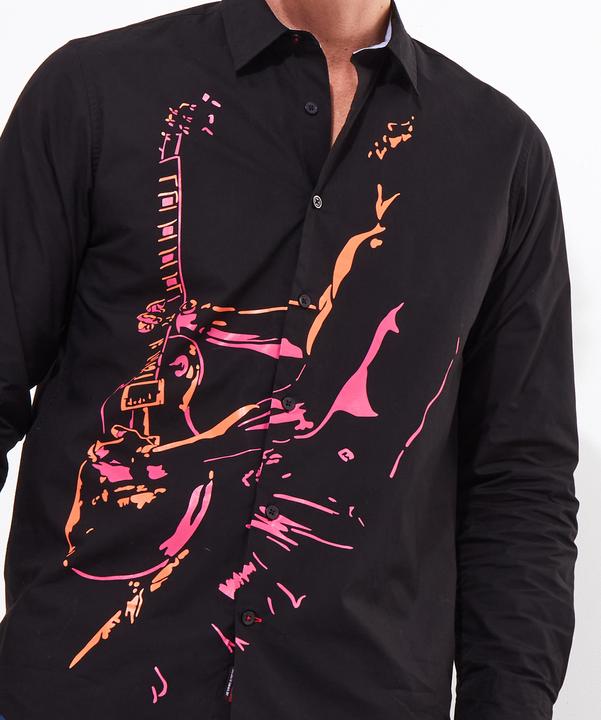 Actual product image Joe Browns Music Man Print Long Sleeve Shirt (S)