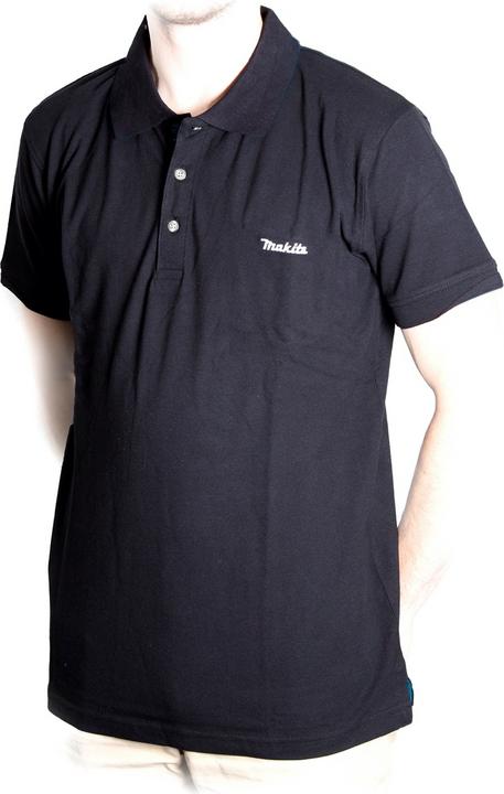 Actual product image Makita Polo Rugby Shirt T-Shirt Size XL 100% Cotton ( 98P184-XL ) Color Black (XL)