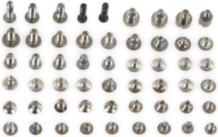 Foxconn iPhone 5S Komplettes Schrauben Set mit 54 Schrauben Pentalobe silber (Werkzeug, iPhone 5S)