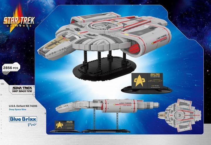 Produktbild Blue Brixx Star Trek USS Defiant NX-74205