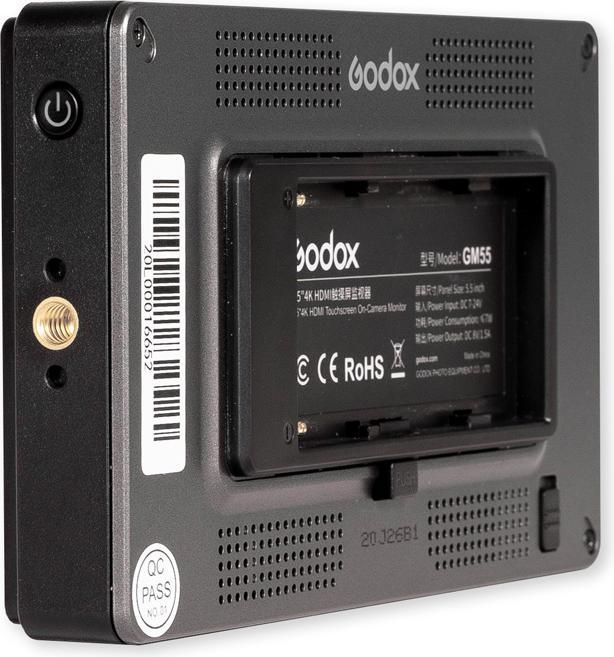Image du produit Godox Moniteur à écran tactile 5,5 HDMI sur caméra 4K (5.50", Full HD)