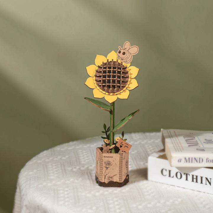 Immagine prodotto Robotime Girasole - Fiore in kit di costruzione in legno