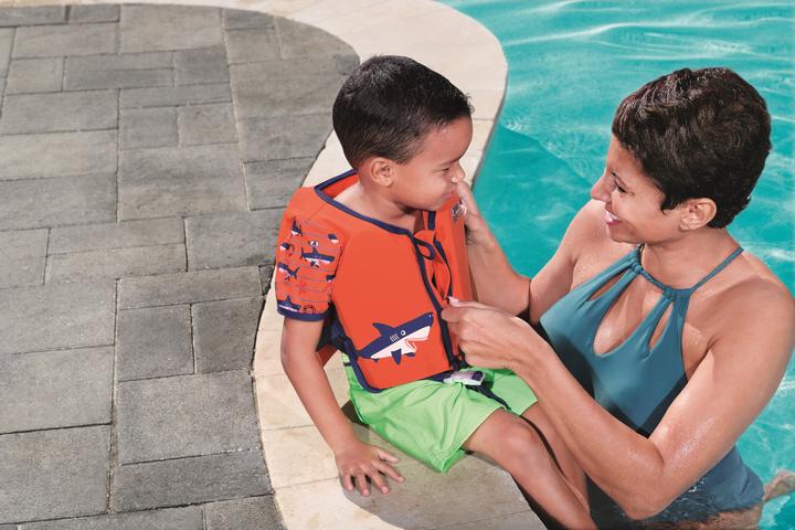 Actual product image Bestway swimming vests with sleeves, 18-30kg, 3-6 years, assorted, 32147