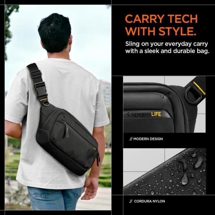 Immagine prodotto Spigen KD410 Borsa a tracolla Klasden - Nero