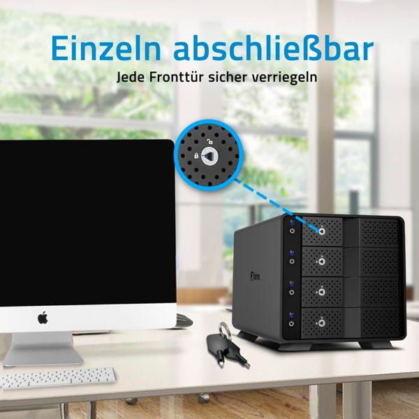 Actual product image Fantec MB-X4U31 4x 3.5 Enclosure (3.5")