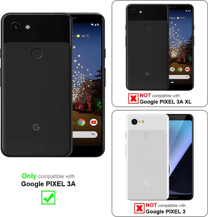 Image du produit Cadorabo Book Couverture magnétique invisible (Google Pixel 3a)