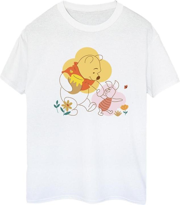 Actual product image Disney Womens/Ladies Winnie The Pooh Piglet Cotton Boyfriend T-Shirt (3XL)