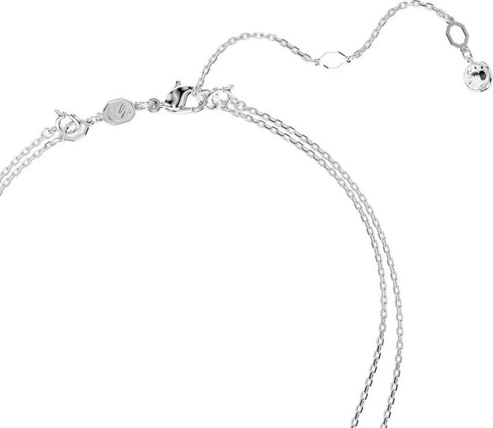 Produktbild Swarovski Meteora Halskette im Lagenlook Weiss (Swarovski Metall)