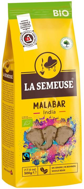 Image du produit La Semeuse Café en grains Malabar India Bio 500 g (500 g)