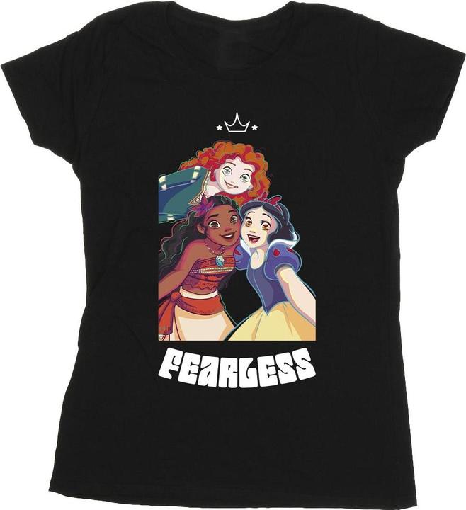 Actual product image Disney Womens/Ladies Princess Fearless Cotton T-Shirt (XL)