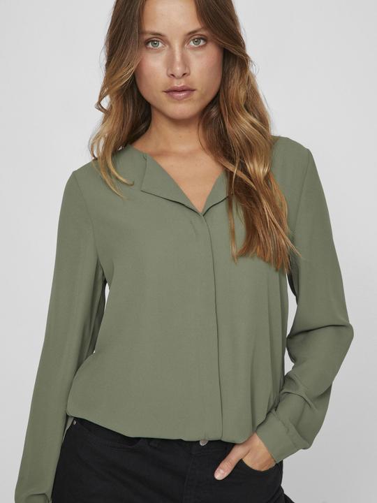 Image du produit Vila Chemise à col fendu High Low (L)