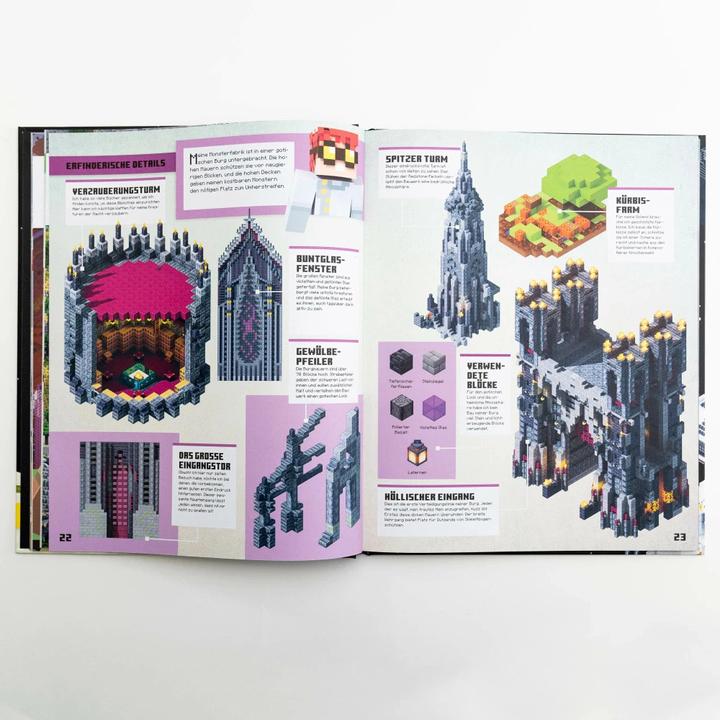 Produktbild Minecraft Erfindungen. Bauwerke, die deine Fantasie beflügeln (Deutsch, Matthias Wissnet, Josef Shanel, Minecraft, Mojang Ab, 2023)