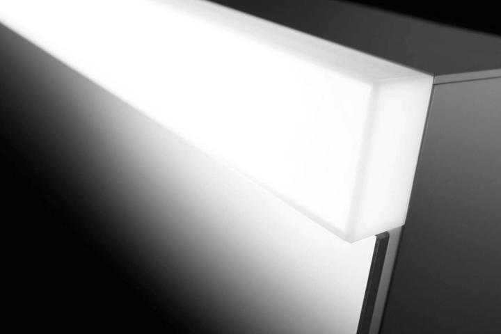 Produktbild Schneider LOWLINE Basic LED Lichtspiegelschrank, 2 Doppelspiegeltüren, 60x74,8x13,5cm, 171.261.
