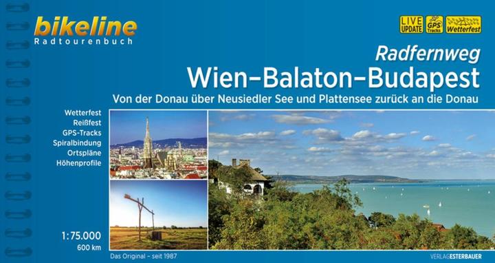 Image du produit Bikeline Radtourenbuch Wien-Balaton-Budapest 75000 (Allemand, Maison d'édition Esterbauer, 2018)