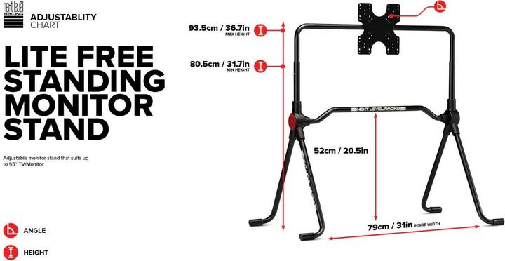 Produktbild Next Level Racing Lite Free Standing Monitor Stand