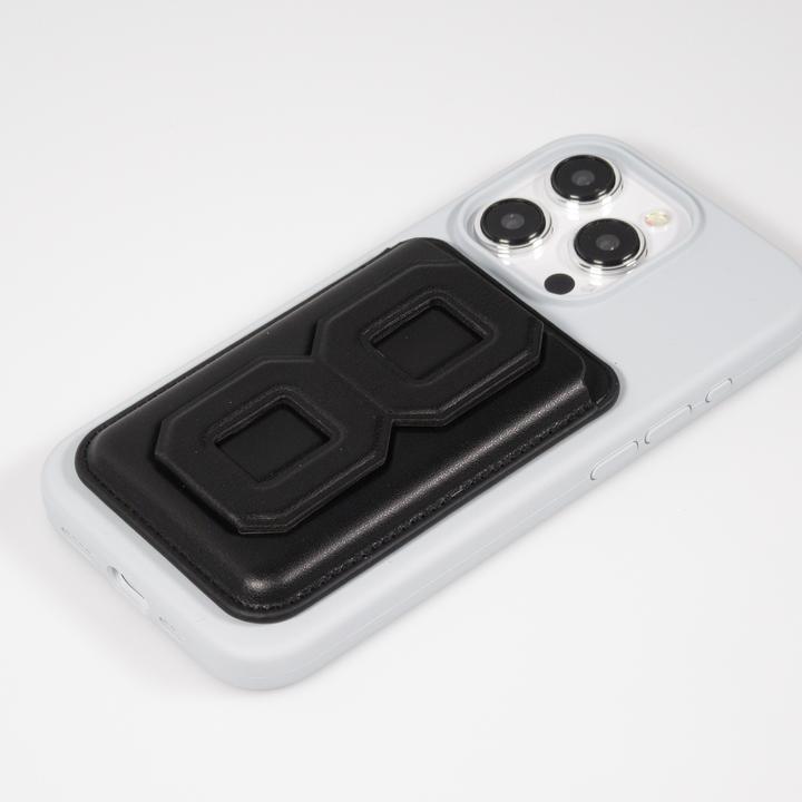 Produktbild PhoneLook Magnetischer Kartenhalter wallet MagSafe veganes Leder mit starkem Magneten und integriertem Klappst