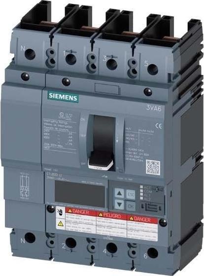Produktbild Siemens Leistungsschalter 100A 4p 40-100A/In 3VA6110-8KL41-0AA0