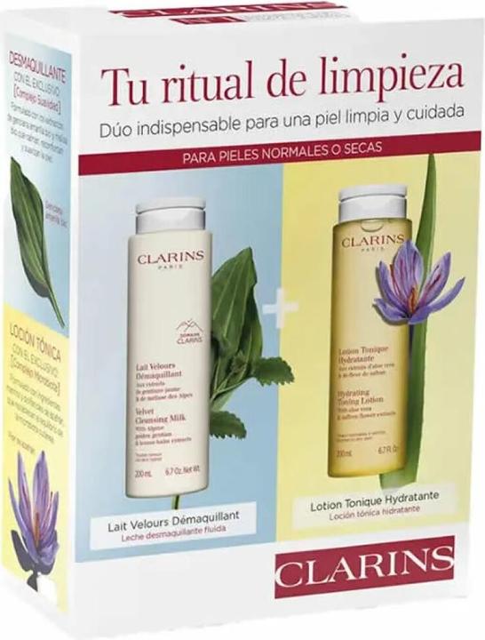 Produktbild Clarins SET LAIT DESMAQUILLANTE 200ML+LOTION TONIQUE 200ML (Reinigungsmilch, 200 ml)