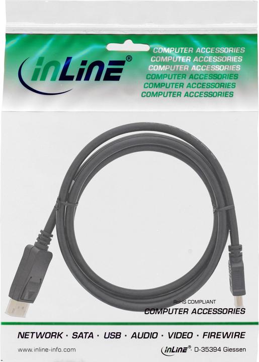 Produktbild InLine HDMI (Typ A) — DisplayPort (5 m, DisplayPort, HDMI)