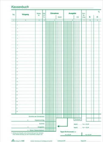 Produktbild Rnk Verlag Kassenbericht Formularbuch 3155 (40 x)