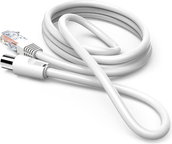 Actual product image Hama Antennen-Kabel - Koax-Stecker - RJ45-Stecker (75 dB, Antenna cable)
