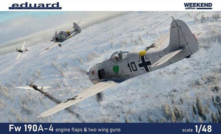 Image du produit Eduard Fw 190A-4 w/ engine flaps & 2-gun wings 1/48 Weekend edition