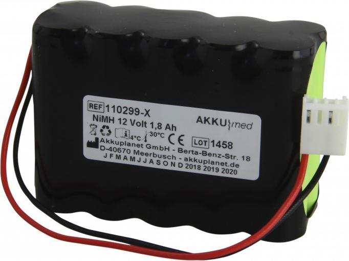 Produktbild AccuCell Akku Codan Argus Infusionspumpe A707V, A708V, Typ 601259, CE Konform (1 Stk., 1800 mAh, Akku)