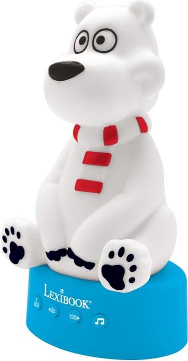 Produktbild Lexibook 3D Polarbär Nachtlicht und Geschichtenerzähler mit Musik und Farbwechsel 17cm (Französisch)