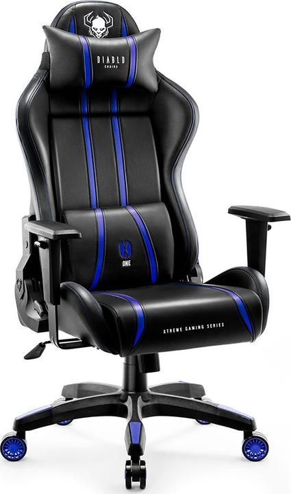 Immagine prodotto Diablo Sedia da gioco X-One 2.0 Gaming Chair Normal, nero-blu