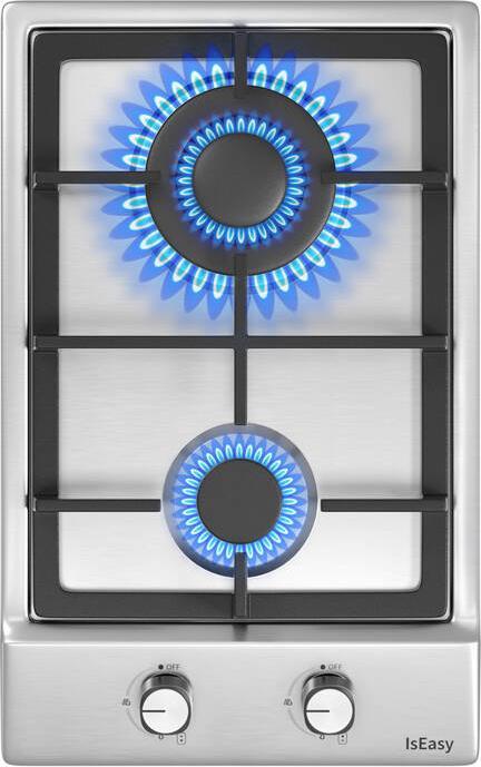 Actual product image IsEasy dual-zone gas stove MGBS-312A (stainless steel)