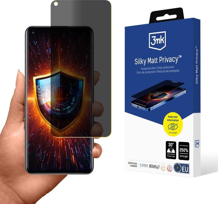 Produktbild 3MK Folia ochronna prywatyzujÄ ca matowa Silky Matt Privacy na Realme GT Neo 3T (Realme GT Neo 3T)