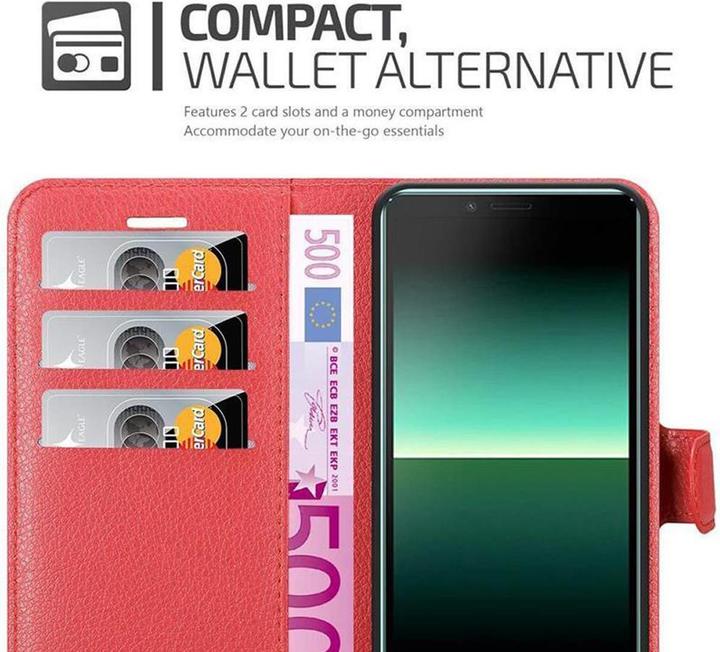 Actual product image Cadorabo Book with stand function cover (Sony Xperia 10 II)