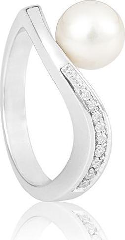 Breuning RING - C.ZP/Brill. 0,076 Ct. H/si (54, 750/18 K Gold)