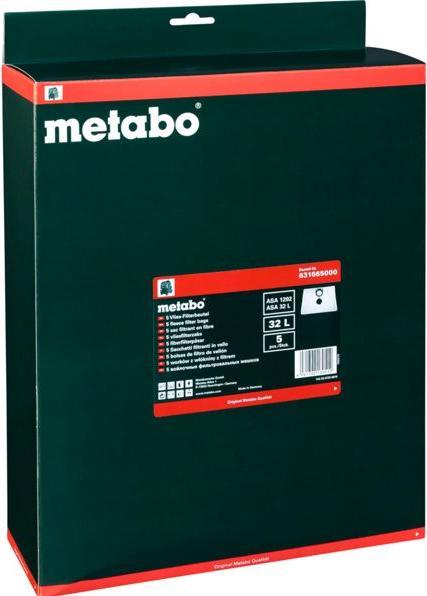 Produktbild Metabo Filterbeutel Vlies