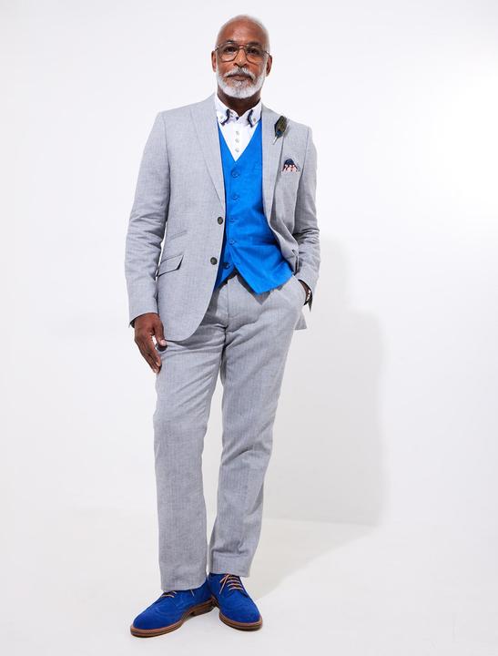 Image du produit Joe Browns Herringbone Linen Blend Suit Trousers (W50/L34)