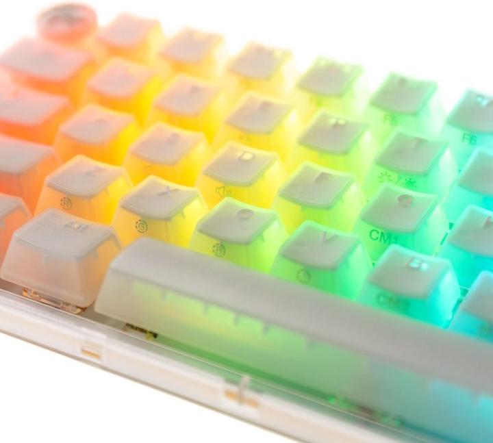 Immagine prodotto Ducky Mini tastiera da gioco One 3 Aura bianca, LED RGB - Kailh Jellyfish Y (USA) (US, Cablato)