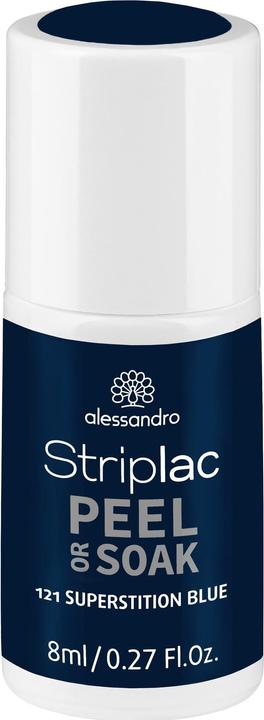 Produktbild Alessandro Striplac Peel or Soak Superstition Blue 8 ml (121 Superstition Blue, Abziehbarer Nagellack)