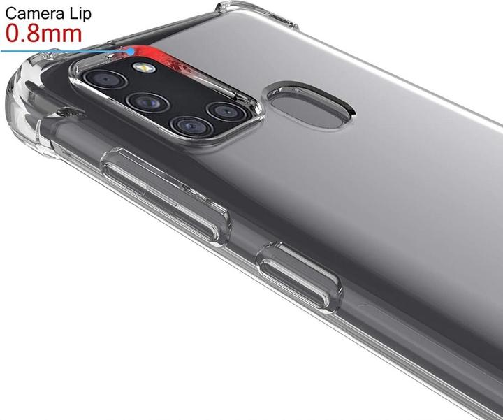 Actual product image Screenguard Samsung Galaxy A21s hull Crystal Soft Airbag Bumper (Samsung Galaxy A21s)