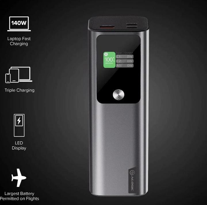 Image du produit Alogic ARK 27.000MAH POWER BANK (27000 mAh, 140 W, 99.90 Wh)