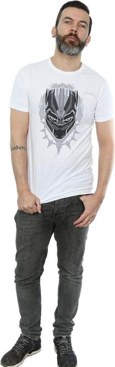 Actual product image Mens Black Panther Head T-Shirt (3XL)