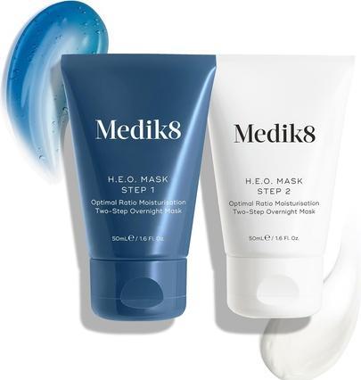 Produktbild Medik8 H.E.O Optimal Ratio Moisturisation Two-Step Overnight Hydrating Face Mask Skincare Treatment (50 ml)