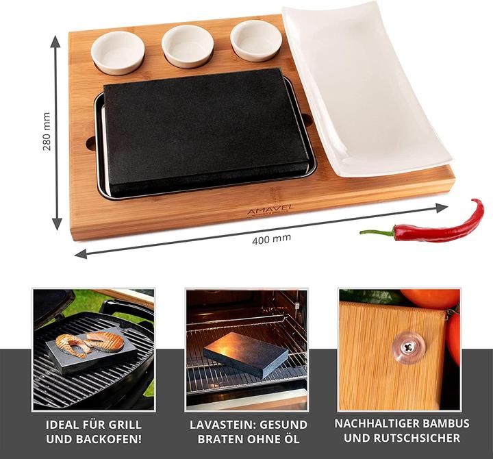 Produktbild Amavel Lavastein Grill Set