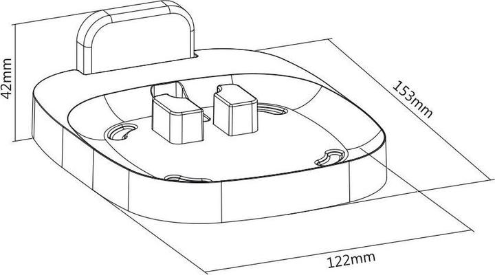 Immagine prodotto myWall 2 staffe da parete per diffusori SONOS® o diffusori universali (1 coppia, Installazione a parete)