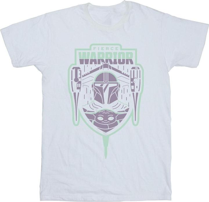 Produktbild Star Wars The Mandalorian Fierce Warrior Patch TShirt (S)
