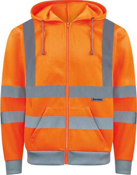 Actual product image Korntex Hi-Vis Hoodie (L)
