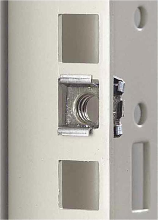 Rittal Dado di precarico M6 per cremagliera (confezione da 50)