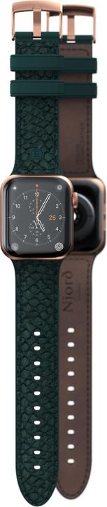 Produktbild Njord Jord Watch Strap For (44 mm, 45 mm, Veganes Leder, Lachsleder, Edelstahlverschluss, Apple Watch)