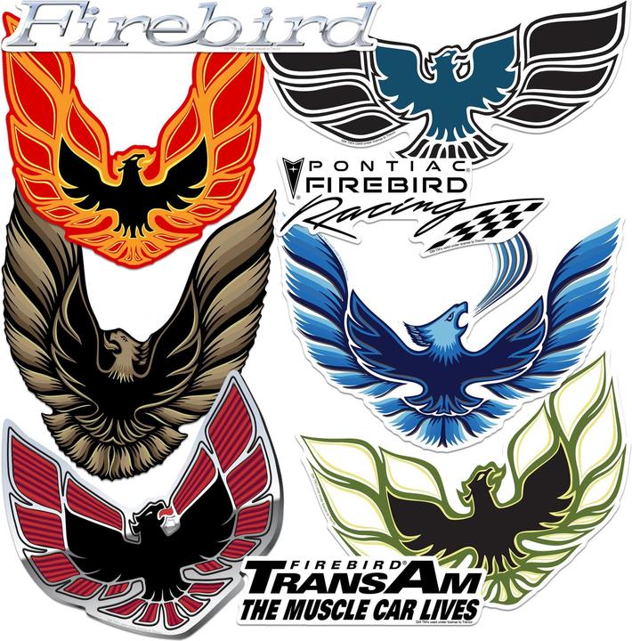 Produktbild Pontiac Aufkleber Firebird Deluxe 50erPack Vinyl