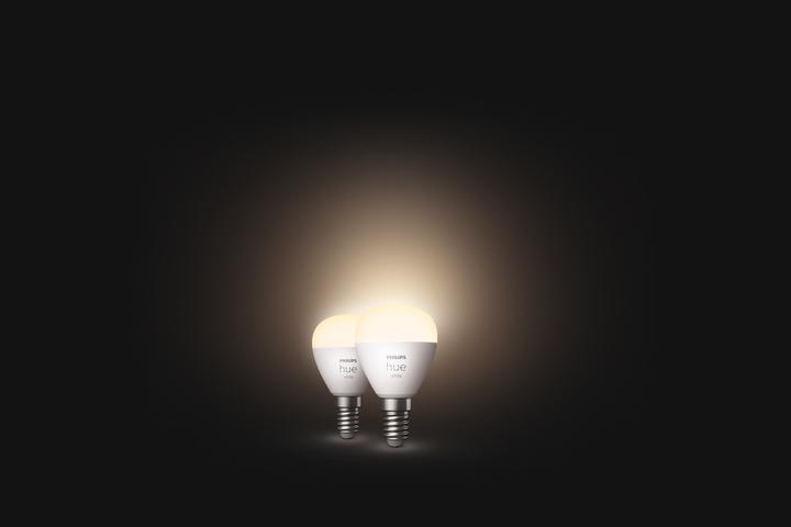 Actual product image Philips Hue White Luster (E14, 5.70 W, 470 lm, 2 x, G)